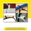 Kable Kontrol Kable Kontrol® 7" Long Screw Mount Cable Ties - 50 Lb Tensile Strength - 100 Pack - Natural MHT7-50-natural